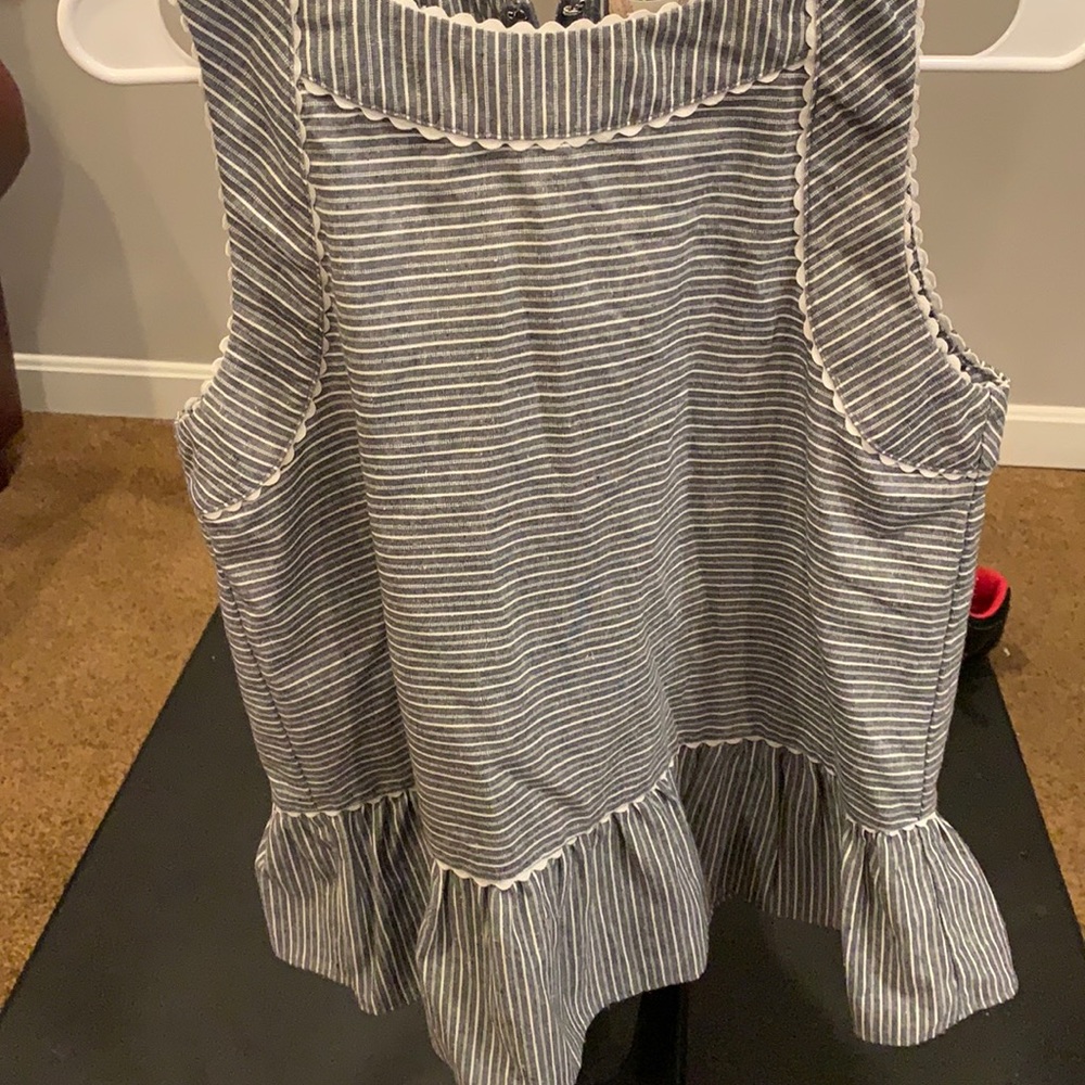 Striped Peplum top
